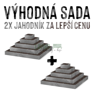 VÝHODNÁ SADA - 2x Recyklátový JAHODNÍK