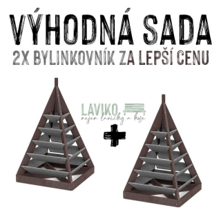 VÝHODNÁ SADA - 2x Recyklátový BYLINKOVNÍK