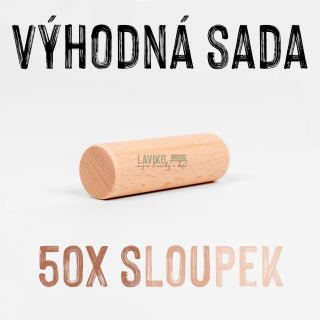 VÝHODNÁ SADA - ČESKÁ KOSTKA - 50x Sloupek